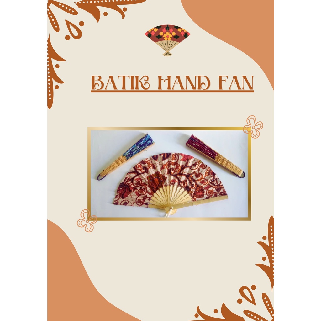 Jual Batik Hand Fan / Kipas Tangan Batik Shopee Indonesia