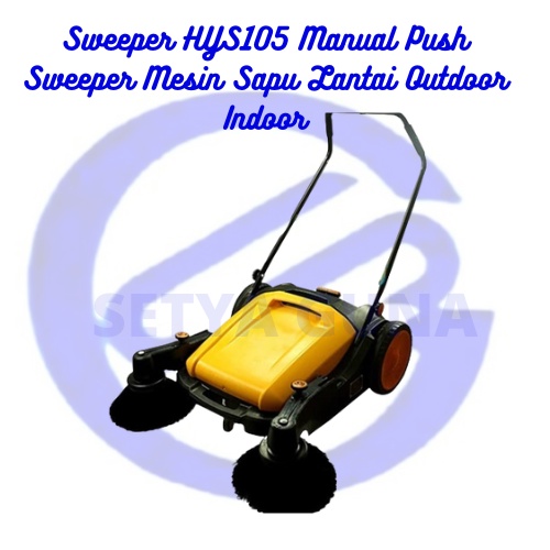 Jual Sweeper HYS105 Manual Push Sweeper Mesin Sapu Lantai Outdoor