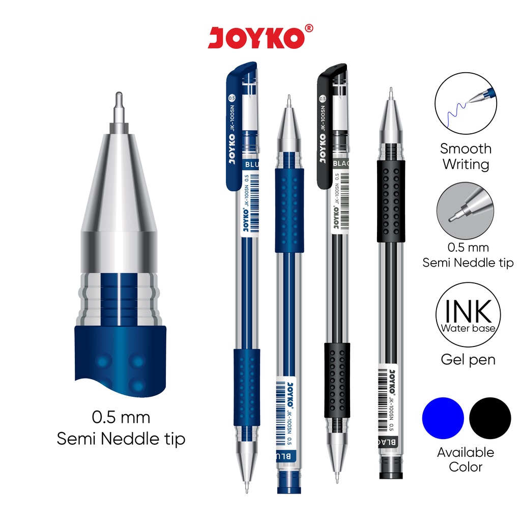 Jual Gel Pen Pulpen Pena Joyko JK100SN 0.5 mm Shopee Indonesia