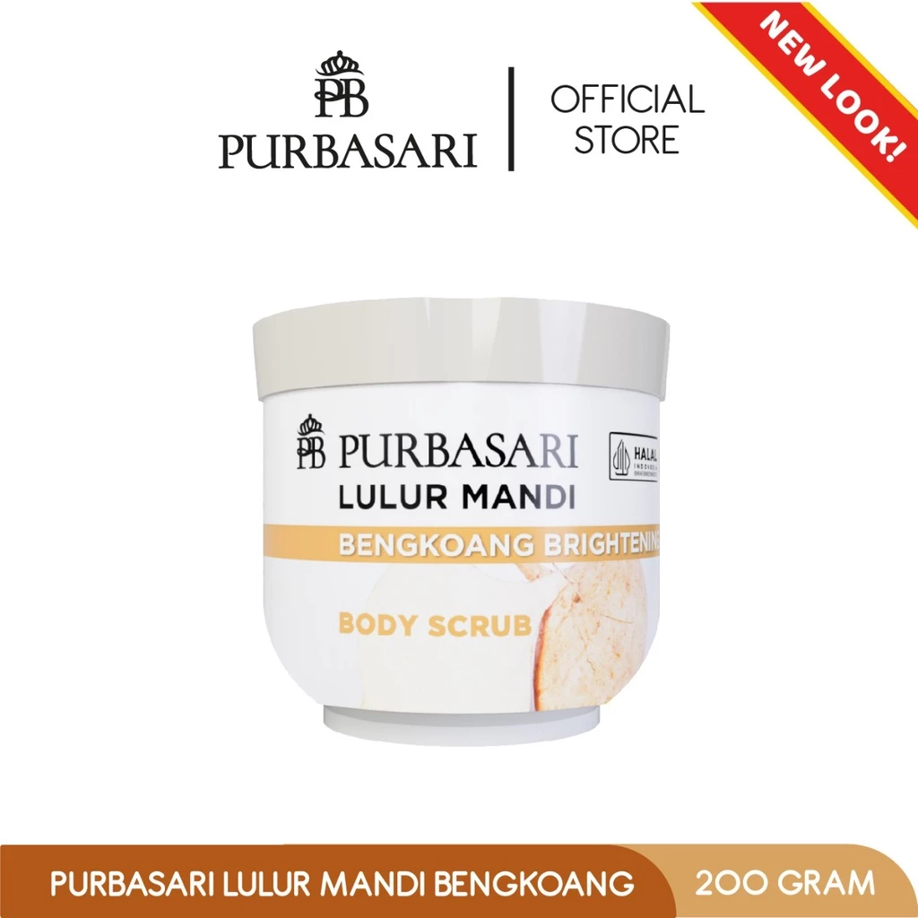Lulur Mandi Bengkoang Purbasari untuk Pemutih dan Pelembab Kulit Perontok Daki