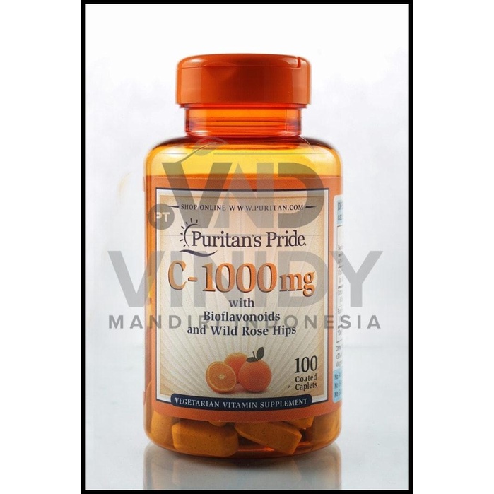 Jual Vitamin C1000 Mg With Bioflavonoids & Rose Hips (100 Caplets