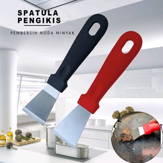 Spatula Pengikis Pembersih Noda Minyak Keras Dapur Bunga Es Kulkas