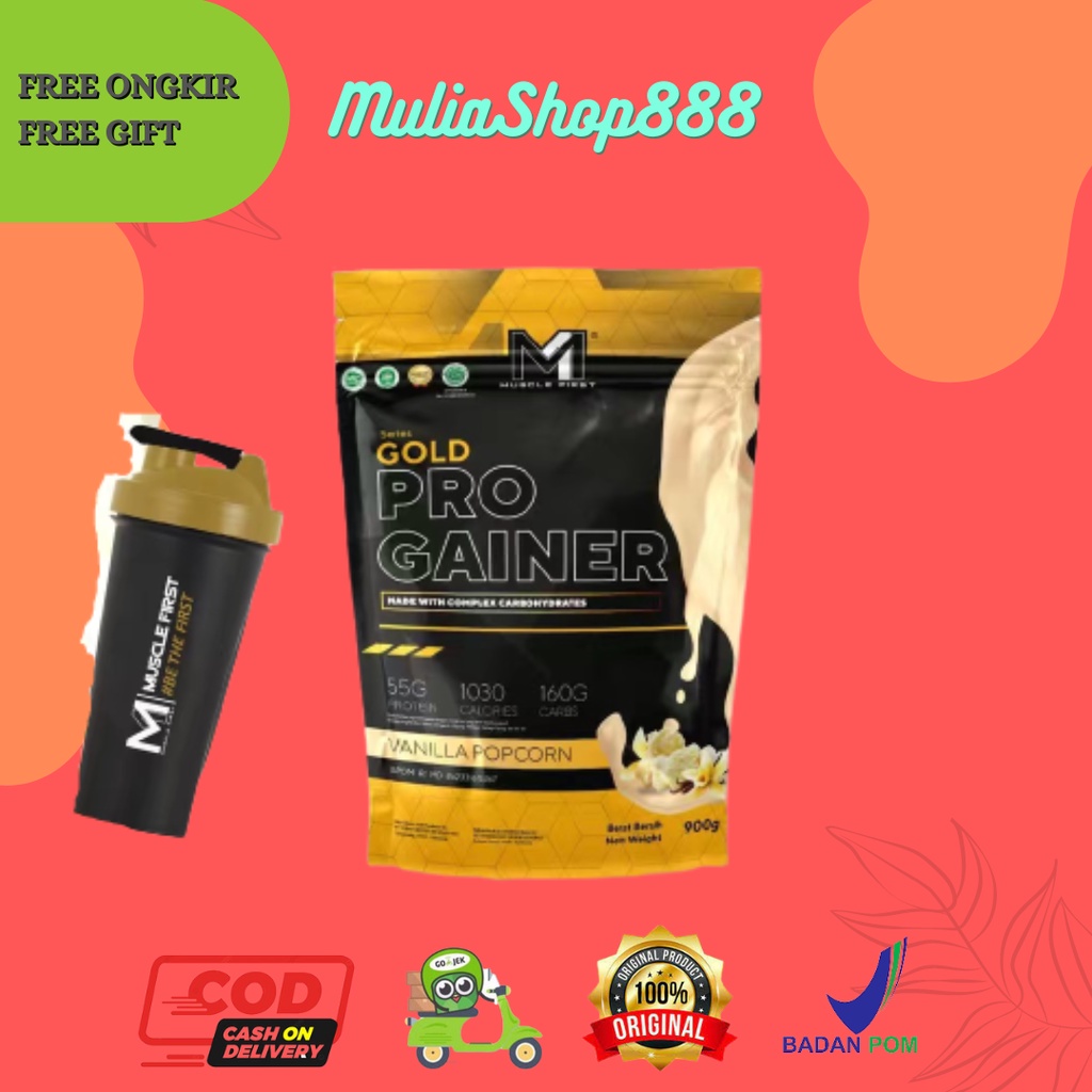 Jual M1 Muscle First Gold Pro Gainer 2 Lbs 2 Lb 2lbs 2lb Musclefirst Gainer Shopee Indonesia