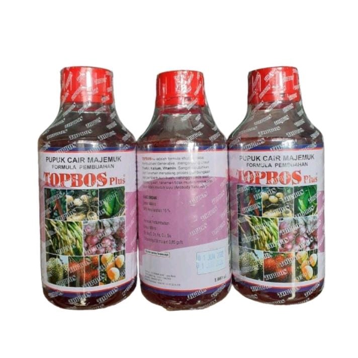 Jual Pupuk Cair Majemuk Topbos Merah Generatif 1L | Shopee Indonesia