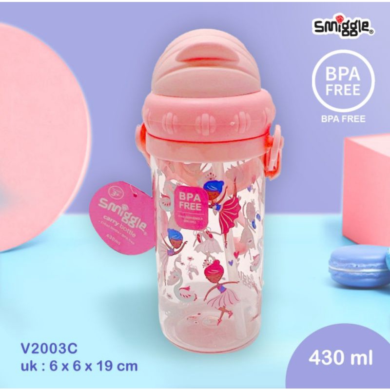 Jual BOTOL MINUM SMIGGLE BPA FREE COWO CEWE UNICORN RAINBOW PANDA