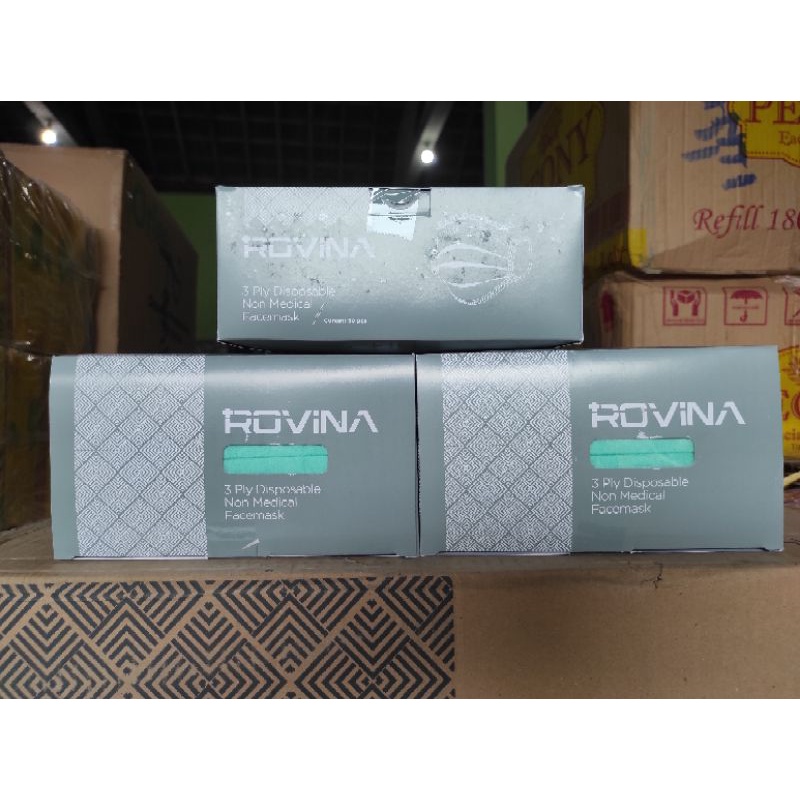 Jual ROVINA EARLOOP HIJAU 3 PLY | Shopee Indonesia