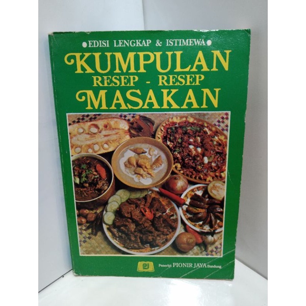 Jual kumpulan resep-resep makanan EDISI LENGKAP DAN ISTIMEWA buku