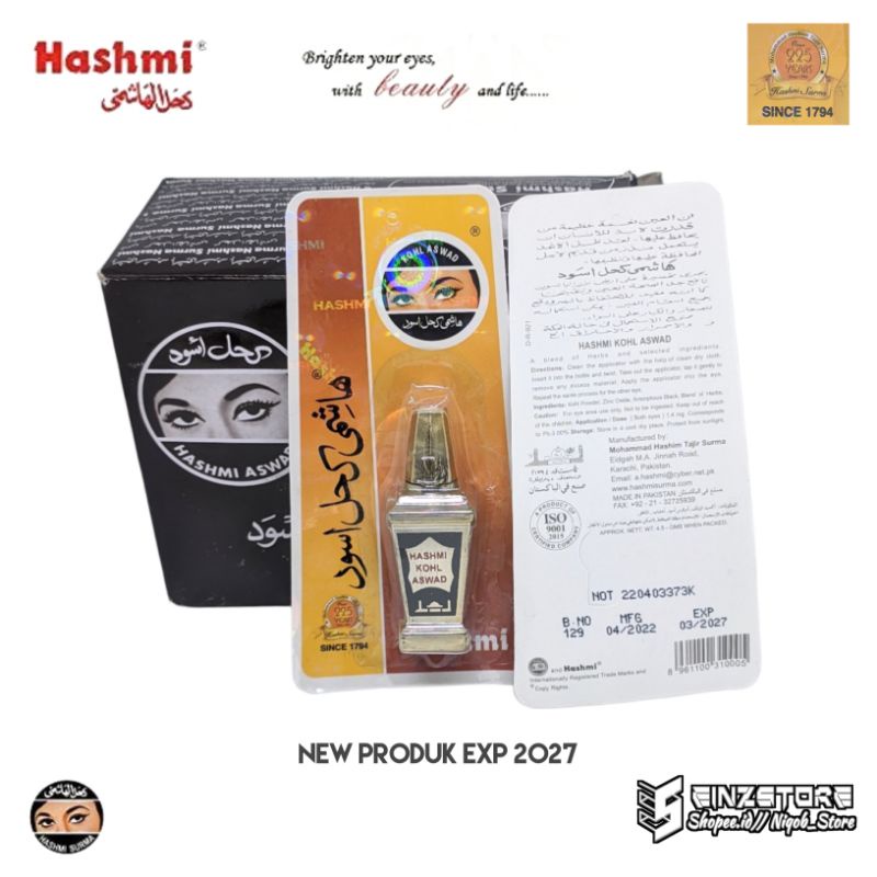 Jual Celak Hashmi Kohl Aswad bubuk Celak mata celak piala Original 225 ...