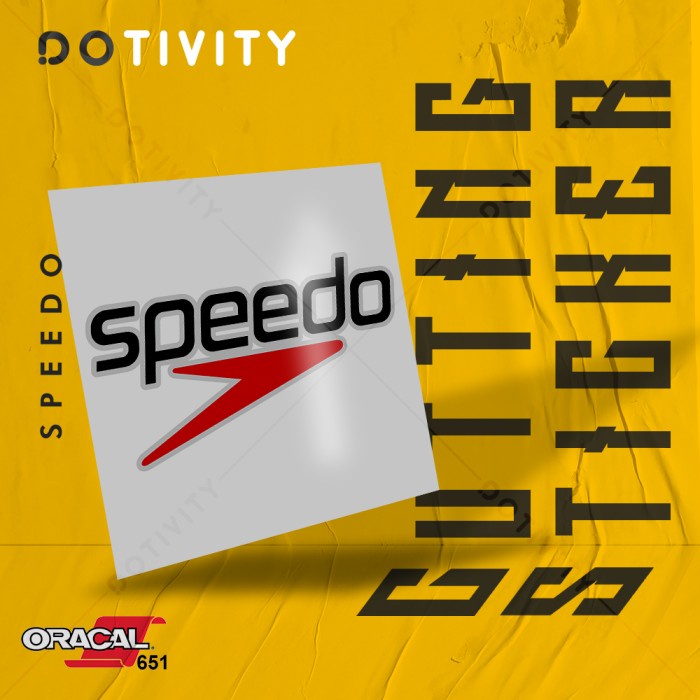 Jual Cutting Sticker SPEEDO V4 2 Colors | Shopee Indonesia
