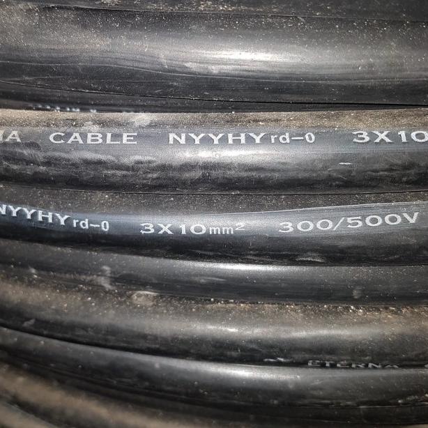 Jual Eterna Kabel Listrik Hitam Serabut / NYYHY 3 x 10 mm / 3X10 ( Ecer ...