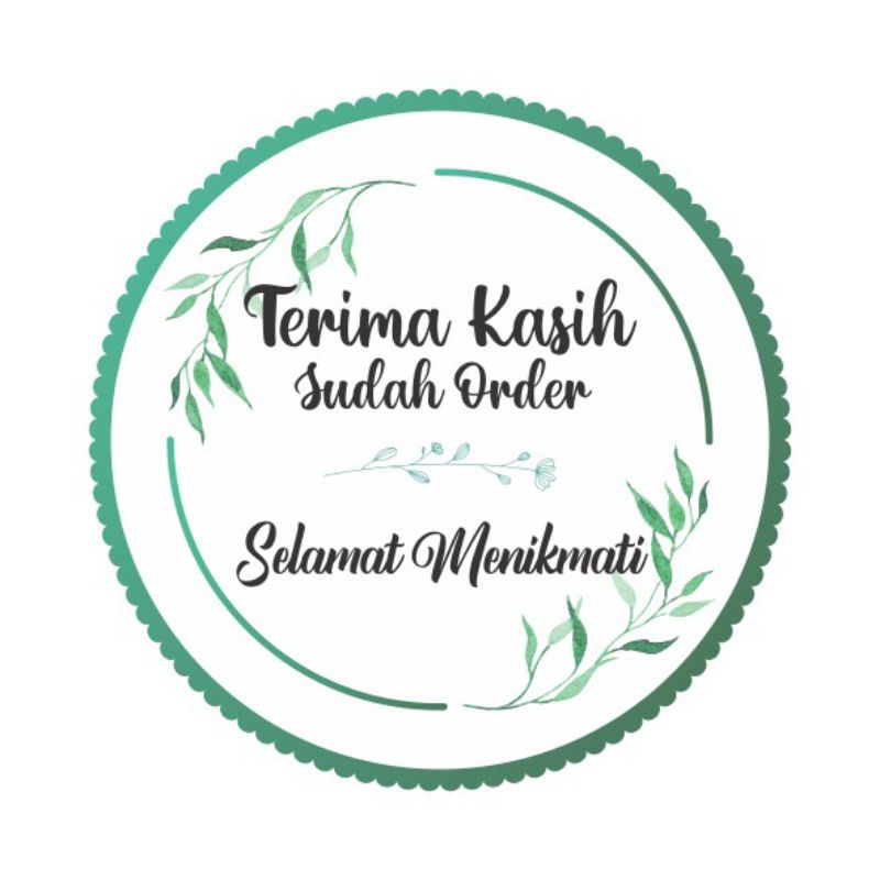 Jual stiker label bulat 4cm stiker cromo isi 70pcs | Shopee Indonesia