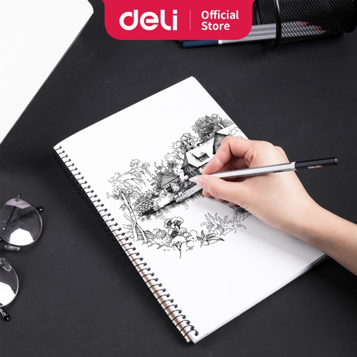 Jual Buku Gambar Deli 7697 Sketchbook Painting Book | Shopee Indonesia