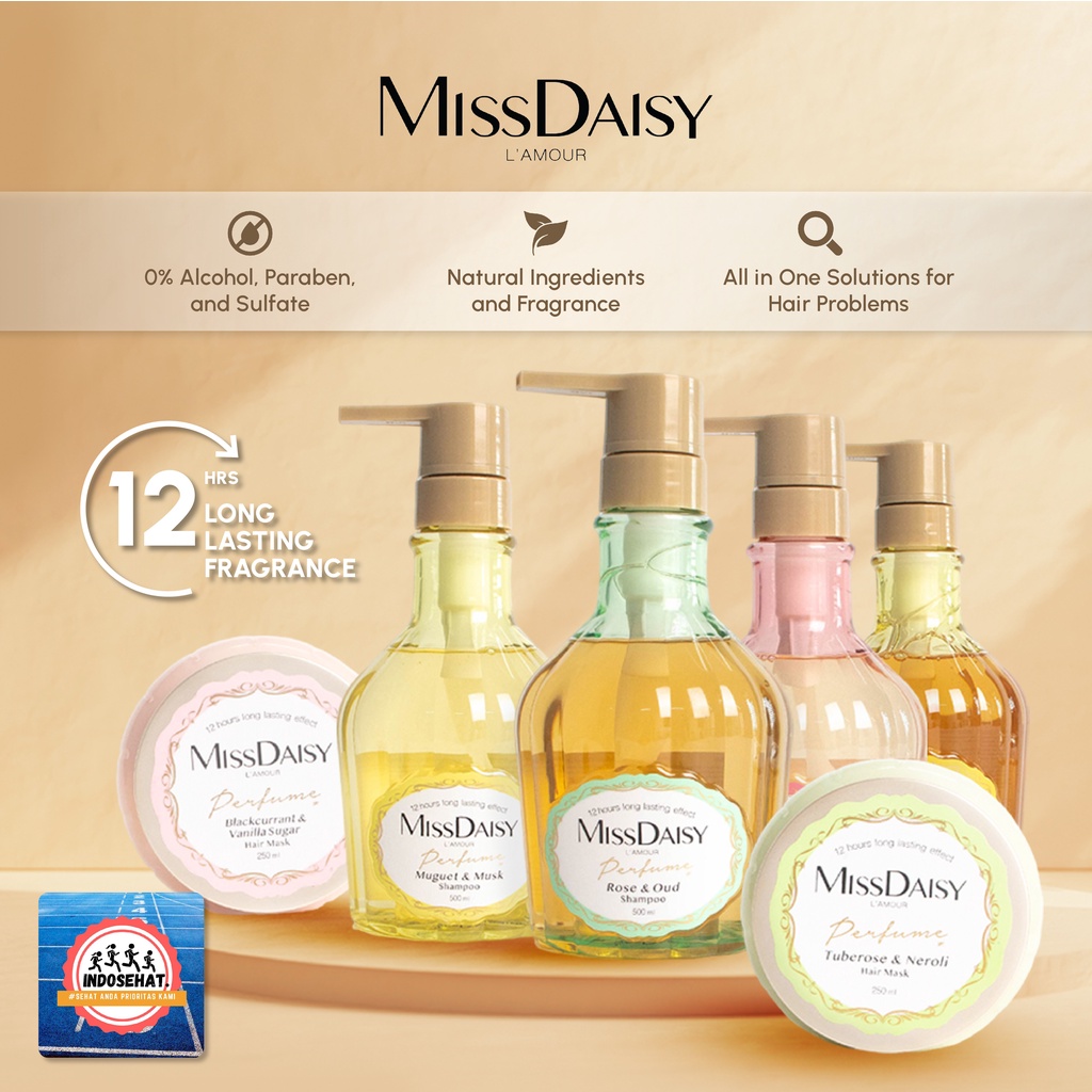 Jual MISS DAISY French Perfume Shampoo Hair Mask Nutrisi Perawatan
