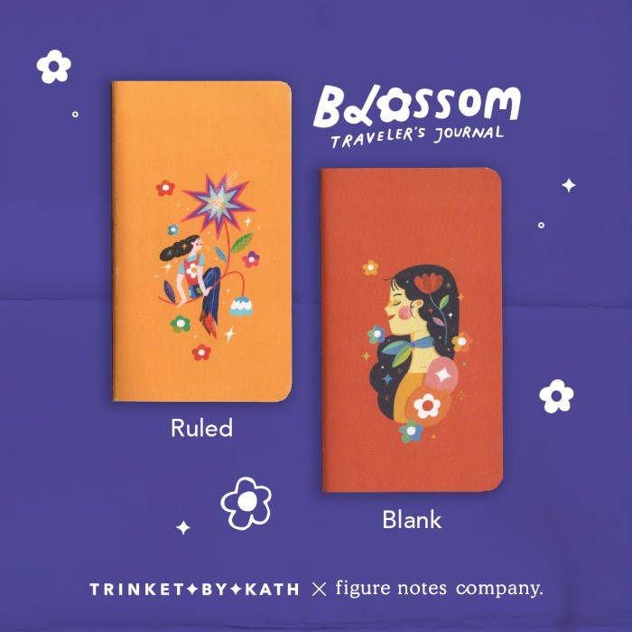 Jual Note Blossom Ruled & Blank Notebook - Figure Notes X Trinket ...