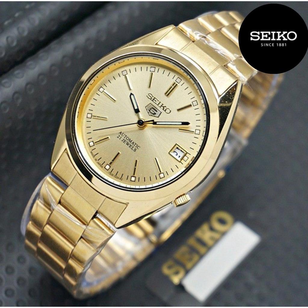 Jual Jam Seiko 5 21 Jewels Automatic Jam Tangan Pria Wanita Seiko Otomatis Set Box Original Seiko Shopee Indonesia