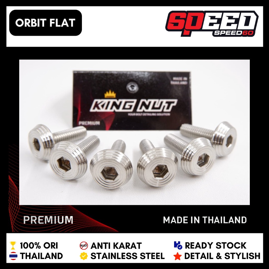 Jual Probolt Baut Spakbor Volta Satinless King Nut Thailand