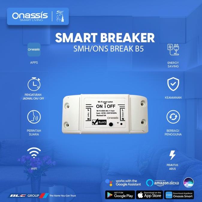 Jual Sale ONASSIS Smart BREAKER B5 ON OFF Switch Wireless SMART Home ...