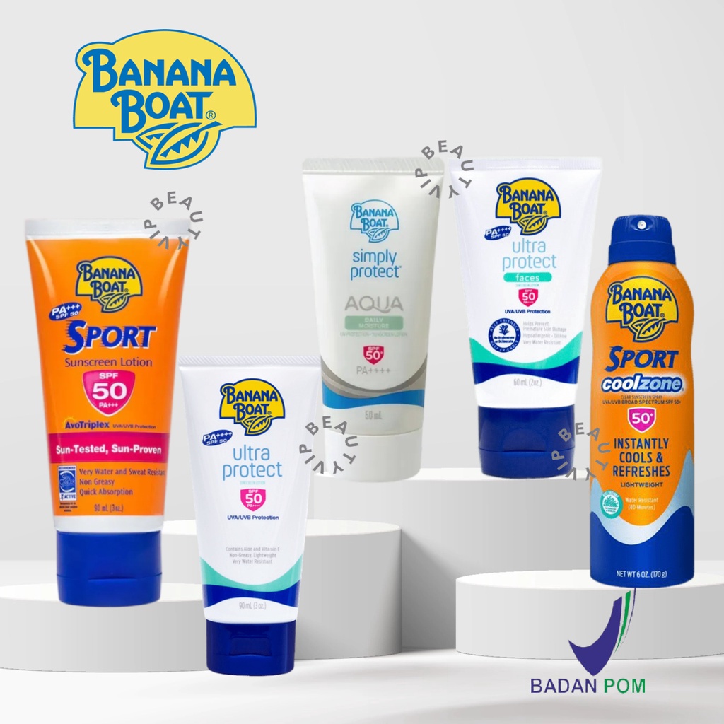 Jual BANANA BOAT Sunscreen / Sunblock SPF 50 PA++++ Simply Protect