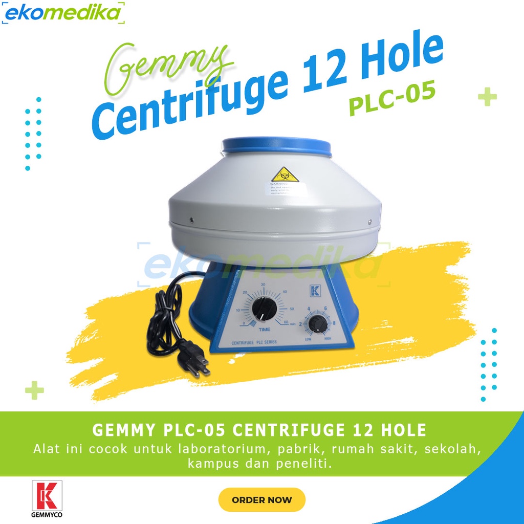 Jual Centrifuge 12 Hole GEMMY PLC 05 Centrifus 12 Lubang Gemmy PLC 05 ...
