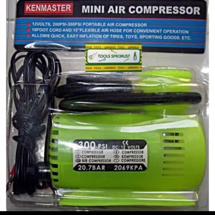 Jual [READY] Mini Air Compressor Pompa Angin Ban Mobil Praktis Kenm ...