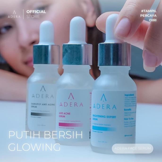 Jual SERUM ADERA FACE SERUM BRIGHTENING /ACNE/DARK SPOT/ 100% ORIGINAL ...