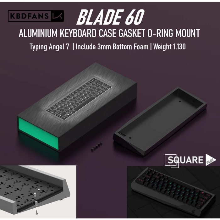 Jual BLADE60 ALUMINIUM MECHANICAL KEYBOARD CASE CASE 60 KEYBOARD
