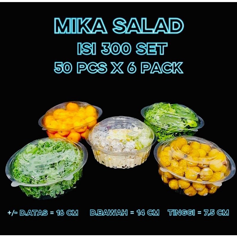 Jual Mika Salad Mika Buah 750gram Isi 20pcs Shopee Indonesia