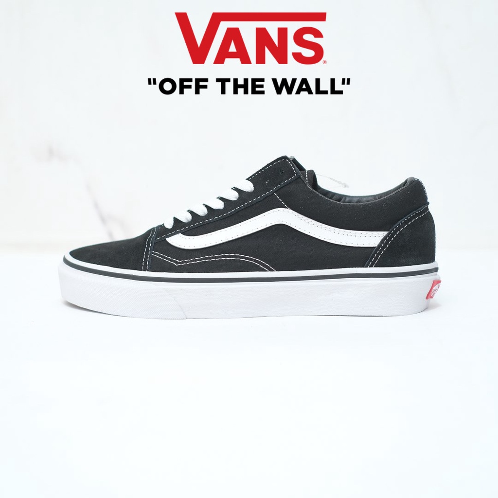 Jual Vans Old Skool Black White Original | Shopee Indonesia