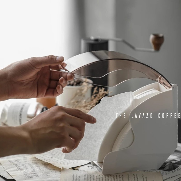 Jual V60 Coffee Paper Filter Holder Tempat Kertas Saring Kopi Storage