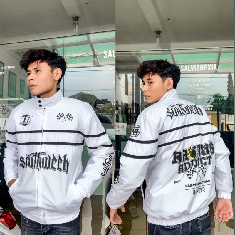 Jual SOUTHWEEK | Nascar Jacket Racing Pria/wanita | Shopee Indonesia