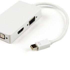 Jual Kabel Thunderbolt (mini Display Port) to DVI - Hdmi - Vga | Shopee ...