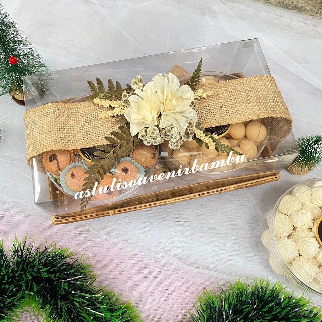 Jual PIRING BAMBU TUTUP MIKA HANTARAN MAKANAN KUE BASAH UNTUK NIKAHAN