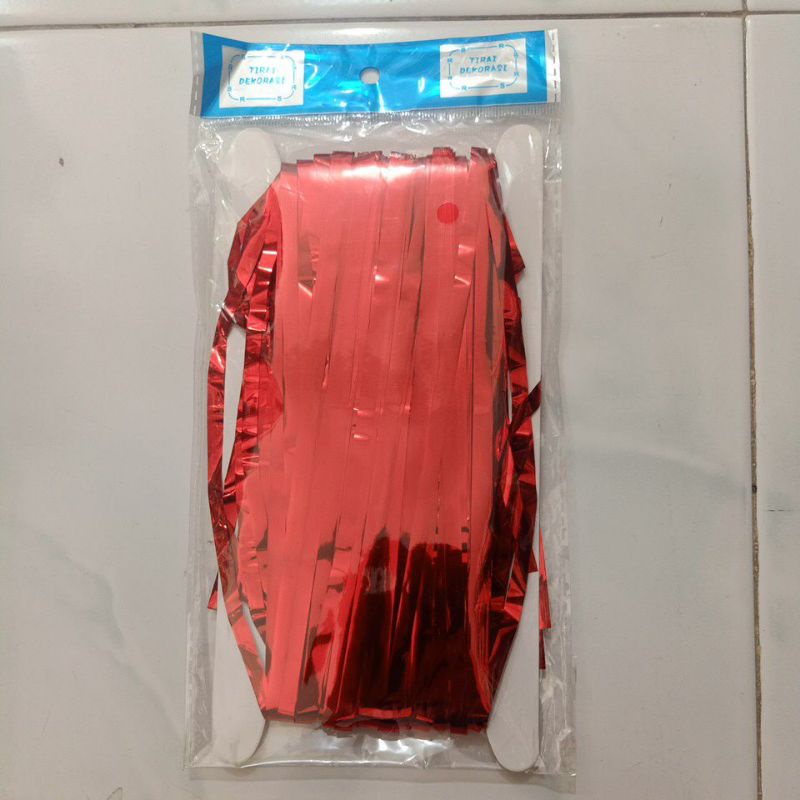 Jual BOS Tirai Foil panjang ± 2 meter lebar ± 1 meter backdrop curtain ...
