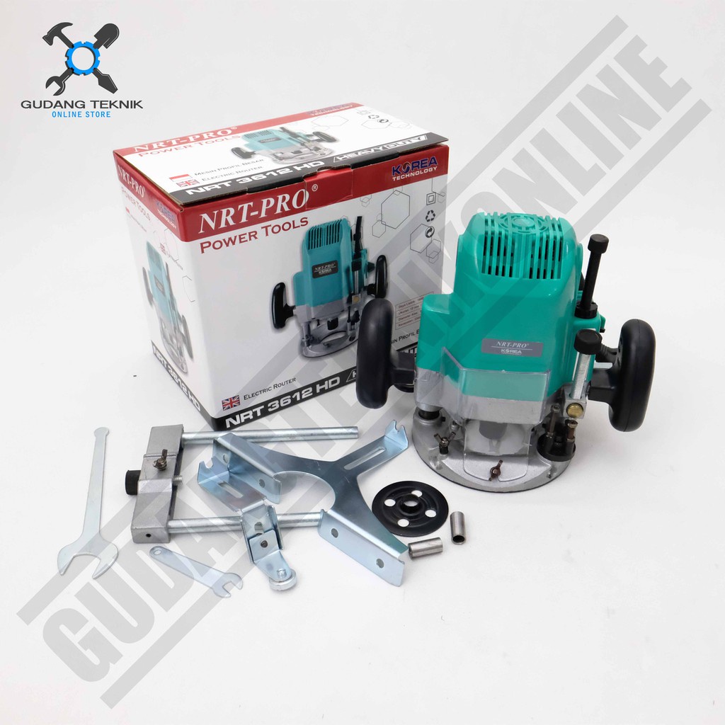 Jual MESIN PROFIL KAYU 3612HD NRT PRO Trimmer Listrik 12mm / Mesin ...