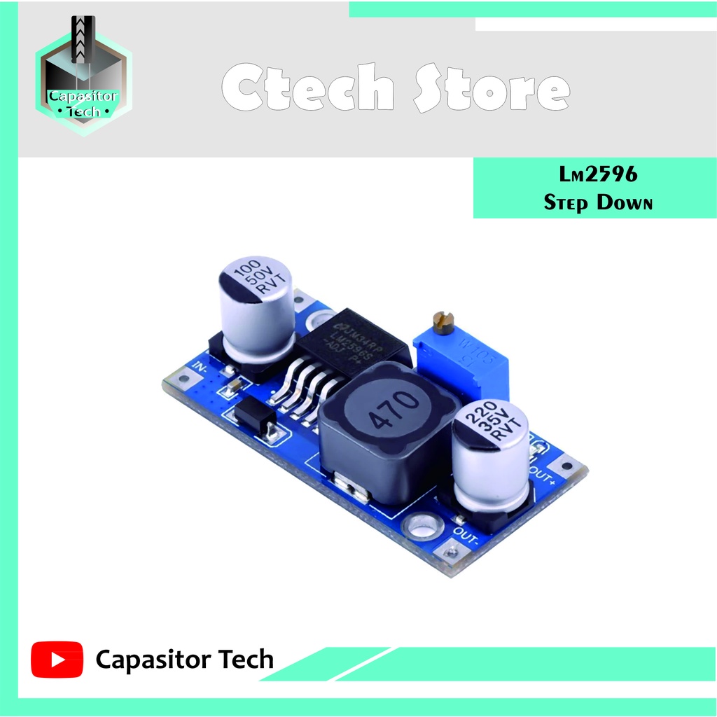 Jual LM2596 DC-DC Step Down Module, Modul Regulator Tegangan dan