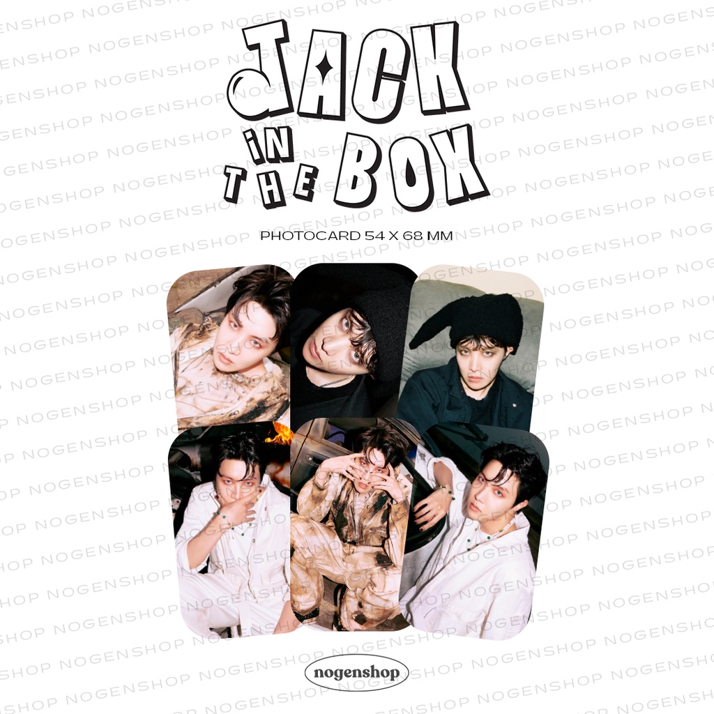 Jual PHOTOCARD PC BTS J-HOPE JACK IN THE BOX | Shopee Indonesia