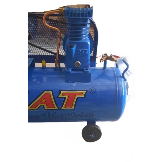 Jual COMPRESSOR GAT 1/4HP + ENGINE PENGGERAK GX200 CEPAT / COMPRESSOR ...