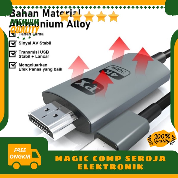 Jual Original Kabel Hdmi Anycast Dongle Miracast Mirascreen Ezcast Mhl K Px Mha C Shopee