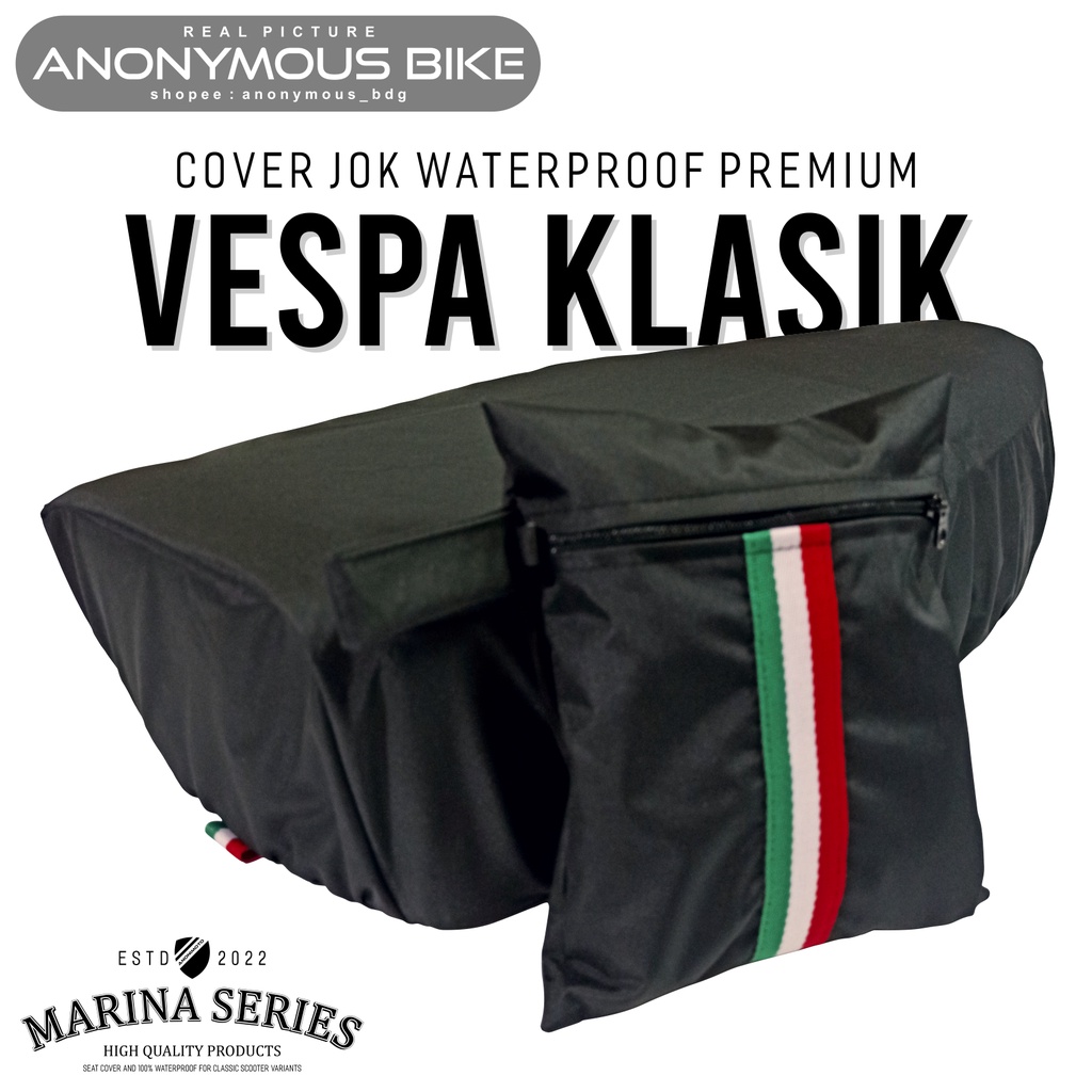 Jual Cover Sarung Bungkus Jok Vespa Klasik Premium Anonimoto Marina