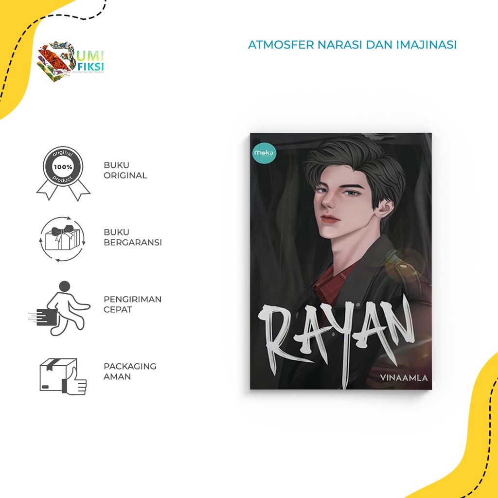 Jual Buku Novel Rayan Vinaamla Moka Media Bumifiksi Shopee