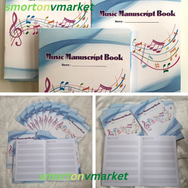 Jual Buku Tulis Musik Garis Lima ∣ Buku Garis Paranada ∣ Manuscript ...