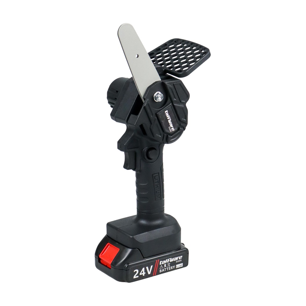 Jual [PROMO] Gergaji Mesin / Gergaji Cordless Chainsaw 24V 800W - Black ...