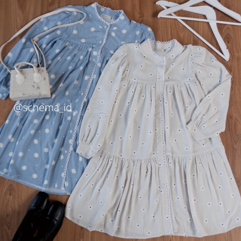 apolina kids JANIS dress bluegras 25％OFF - ワンピース