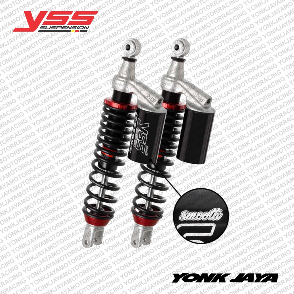 Jual SHOCK YSS G-PLUS SMOOTH TC302-365TJ-02-888 365MM BLACK/BLACK PCX ...