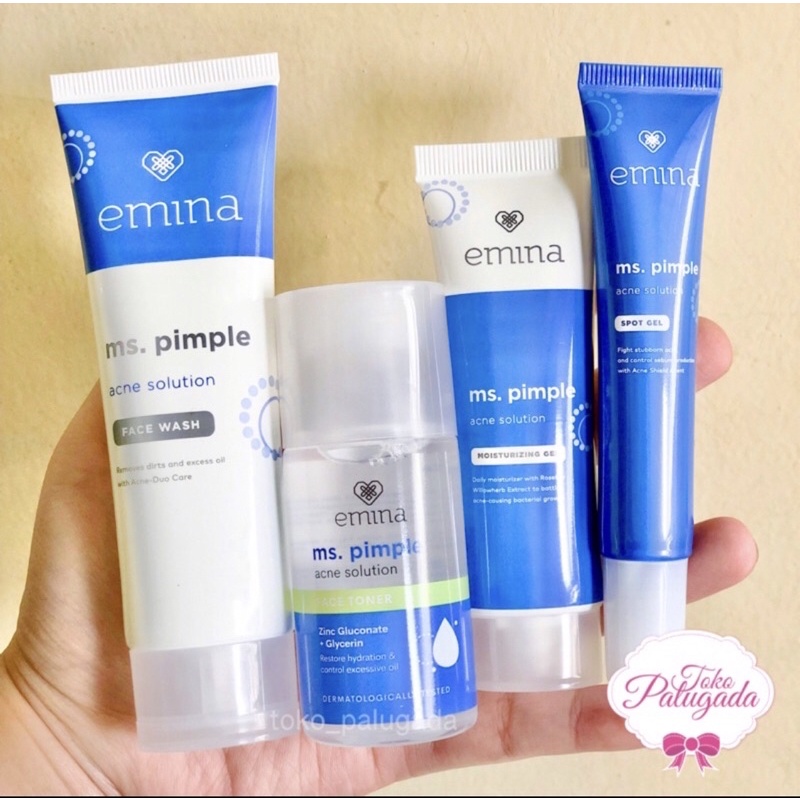 Jual EMINA MS PIMPLE Acne Solution Set Emina Ms Pimple Serum Emina