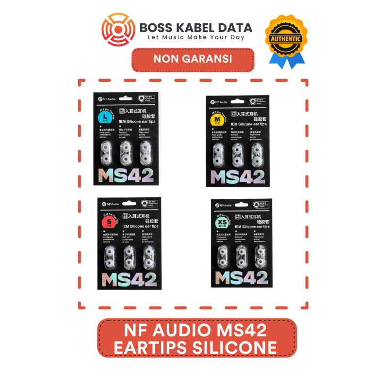 Jual NF Audio MS42 Eartips Silicon Anti Bacterial | Shopee Indonesia