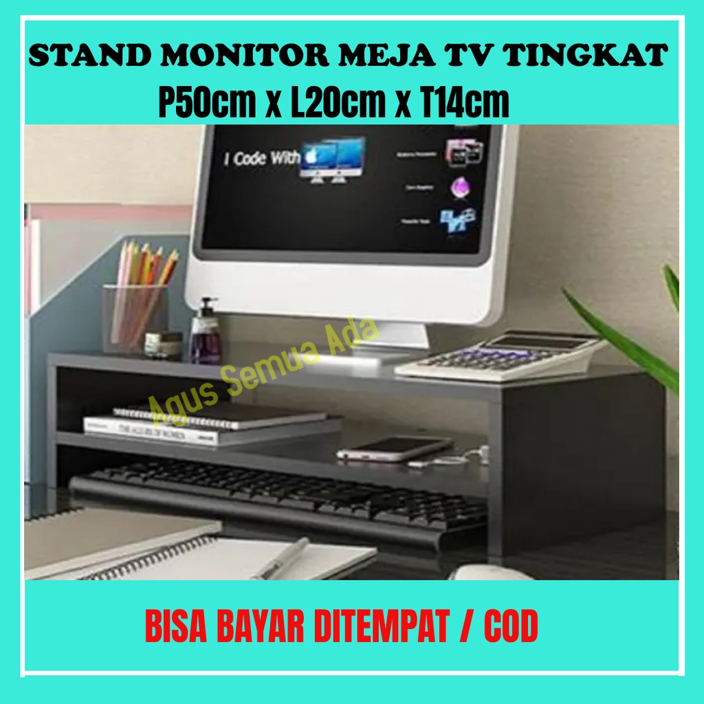 Jual Stand Monitor Rak Meja Laptop Dudukan Alas Tatakan Layar Tv