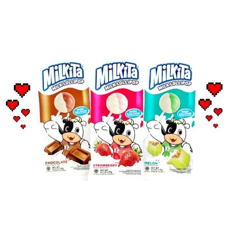 Jual Permen Milkita Lolipop 1 Renceng 10 pcs | Shopee Indonesia