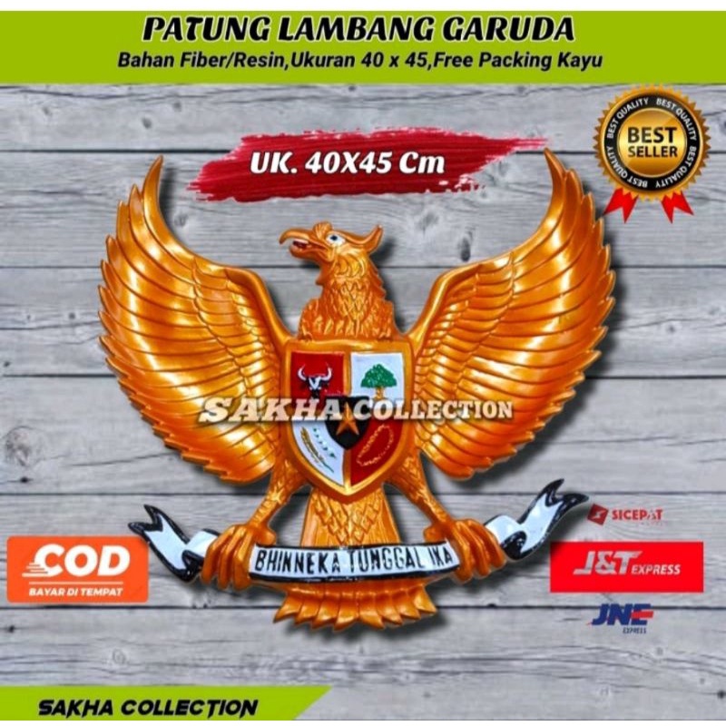 Jual Patung Lambang Garuda Pancasila D Bahan Fiber Ukuran X