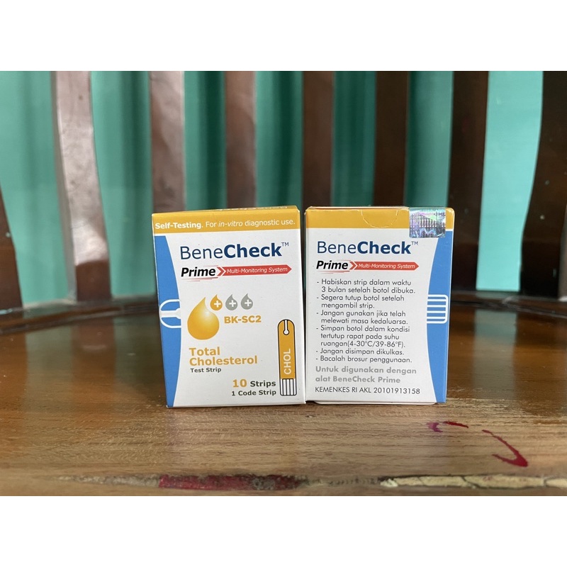 Jual Benecheck strip tes kolesterol strip test cholesterol | Shopee ...